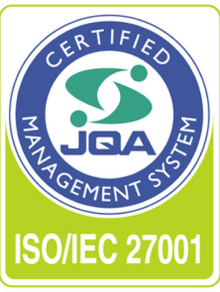 JQAマネジメントシステム登録マーク ISO/IEC 27001