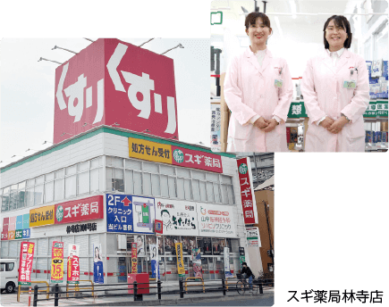 スギ薬局林寺店